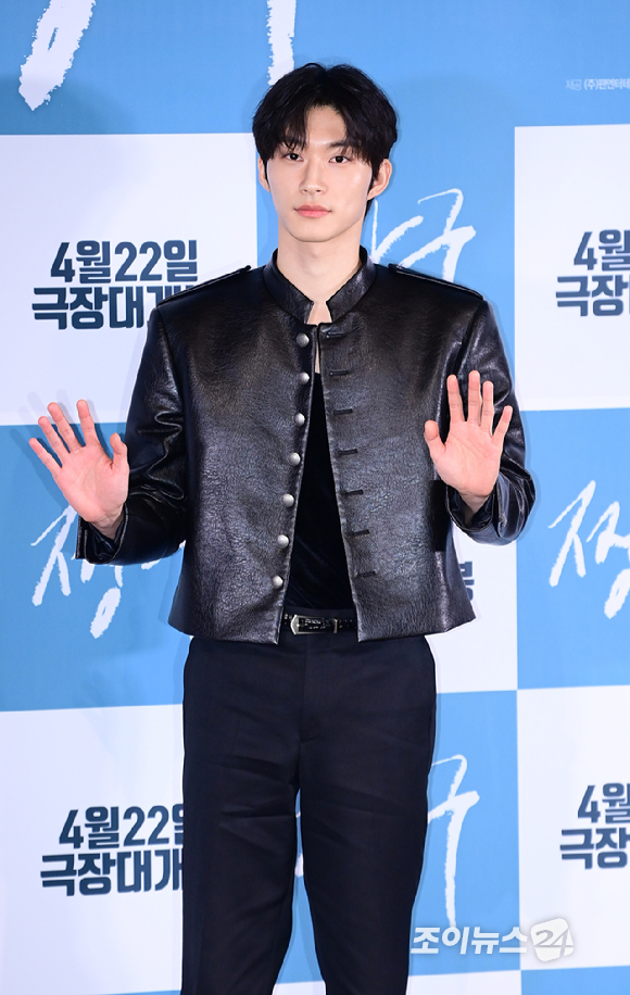 배우 조범규가 16일 서울 CGV 용산아이파크몰에서 열린 영화 '짱구'(정우&middot;오성호 공동 연출) 언론시사회에 참석하고 있다. [사진=정소희 기자]