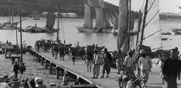 지난 1908년 초 개항기 인천의 모습을 촬영한 것으로 추정되는 가장 오래된 영상 자료 기록물 [사진=인천시]