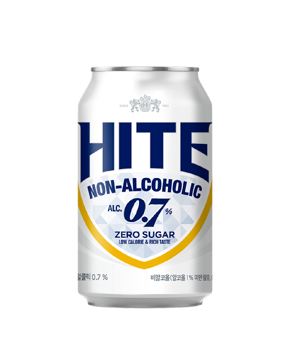 패키지 리뉴얼한 하이트 논알콜릭 0.7%. [사진=하이트진로음료]