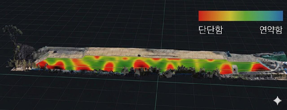 AI 스마트 계측시스템 보도자료 관련사진 (3D 분석화면). [사진=한국토지주택공사]