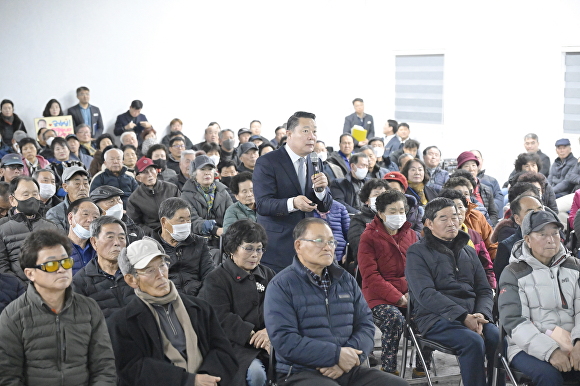 최영일 순창군수가 읍면 순회 군정설명회를 갖고 있다. [사진=순창군]