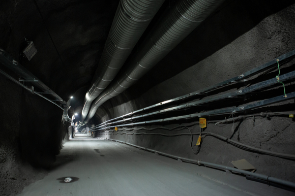 강원도 정선군 예미산 지하에 세계 6번째 규모의 지하실험실이 건설됐다. 사진은 실험구역으로 가는 진입로. [사진=IBS]