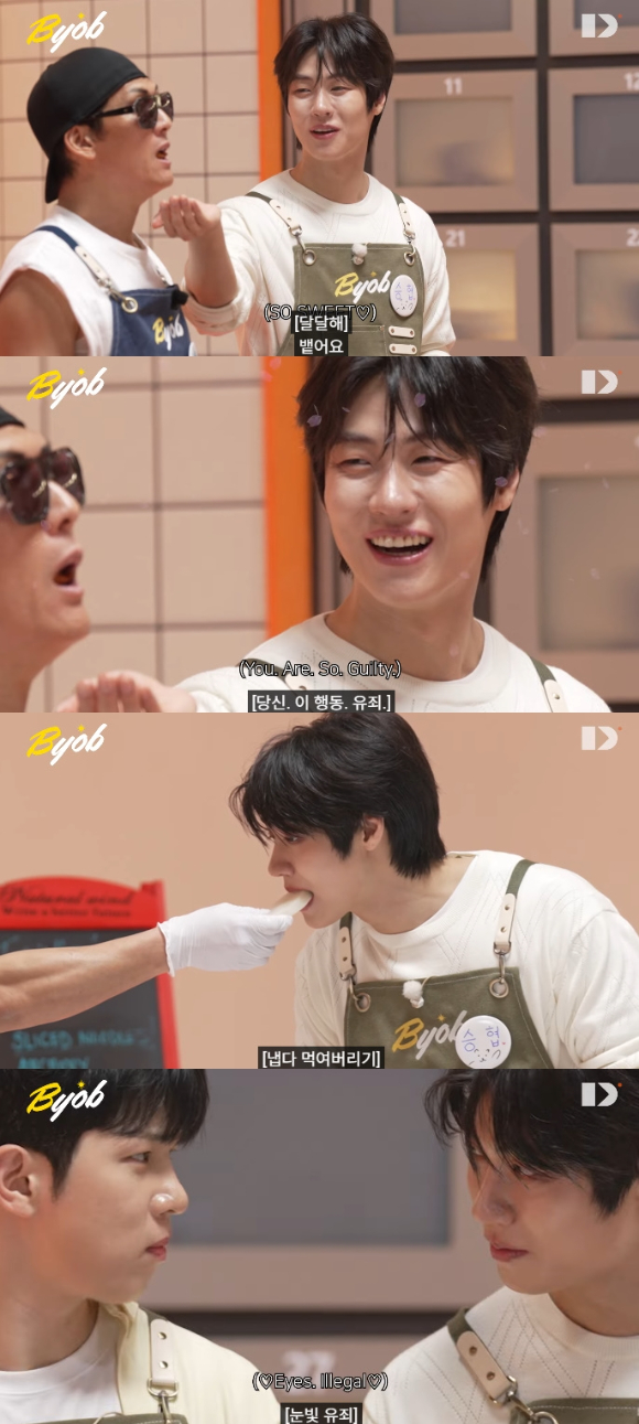 엔플라잉 이승협 유회승이 'BYOB 시즌3'에 출연해 요리하고 있다. [사진=유튜브 화면 캡처]