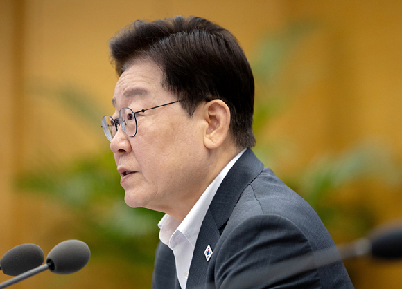 이재명 대통령이 21일 청와대에서 열린 국민주권정부 제1차 반부패정책협의회에서 발언하고 있다. 2026.8.21 [사진=연합뉴스]