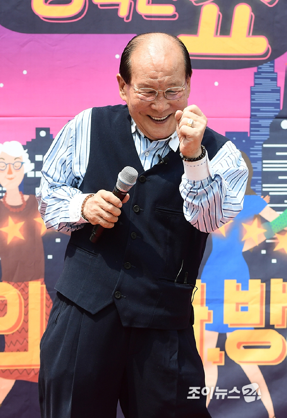 '할담비' 지병수가 별세했다. 사진은 고령사회 인식개선 '우행쇼' 캠페인 시즌2 홍보대사로 활약하던 모습. [사진=정소희기자]