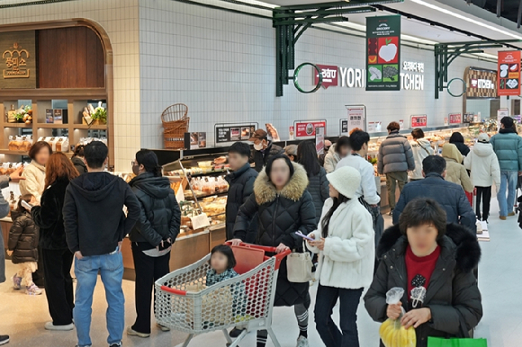 롯데마트 그랑그로서리 은평점 즉석조리 식품 매장 전경. [사진=롯데마트]