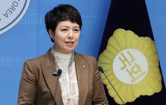김은혜 국민의힘 의원이 20일 국회에서 경기도당위원장 출마를 선언했다. [사진=연합뉴스]