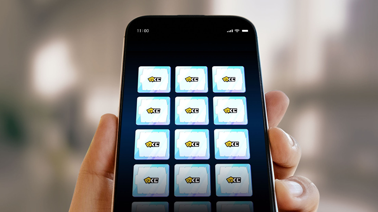 오리지널 굿즈(상품) 전문 쿠지(뽑기) 서비스 '픽코마쿠지(ピッコマくじ)' 티저 영상 갈무리 [사진=카카오픽코마]