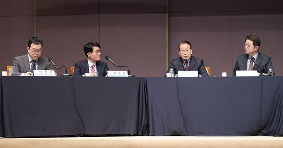 권영세 국민의힘 비상대책위원장이 17일 오전 서울 중구 한국프레스센터에서 열린 관훈클럽 초청 토론회에서 발언하고 있다. [사진=연합뉴스]