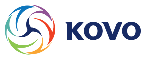 한국배구연맹(KOVO)는 2024-25시즌 V리그 'KOVO 통합 플랫폼 사업'과 관련한 용역 수행업체를 모집한다. 사진은 KOVO 공식 앰블럼. [사진=한국배구연맹(KOVO)]