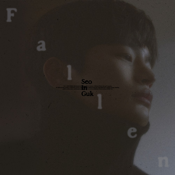 서인국 새 디지털 싱글 'Fallen' 앨범 커버 [사진=아에르뮤직 ]