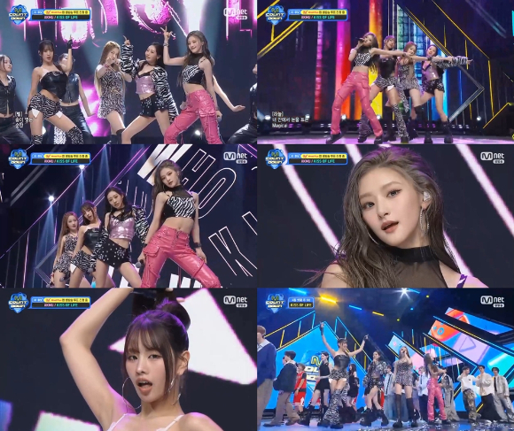 그룹 키스오브라이프가 6일 오후 서울 용산구 블루스퀘어에서 열린 키스오브라이프(KISS OF LIFE)새 싱글 앨범 'Who is she' 발매 기념 쇼케이스에 참석하고 있다. [사진=정소희 기자]