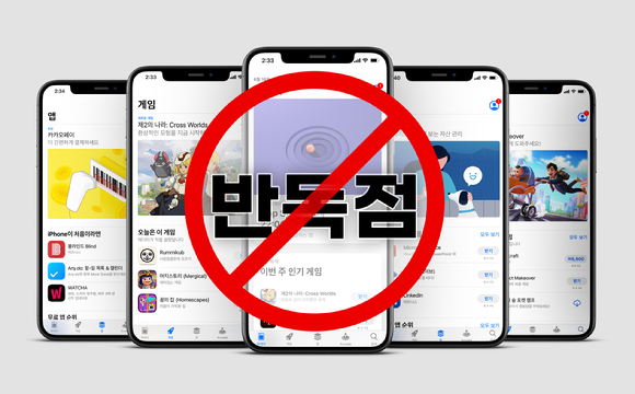 앱 마켓 사업자의 불공정행위를 막기 위한 인앱결제 강제 금지법이 15일부터 시행된다. 사진은 반독점 관련 이미지.  [사진=조은수 기자]