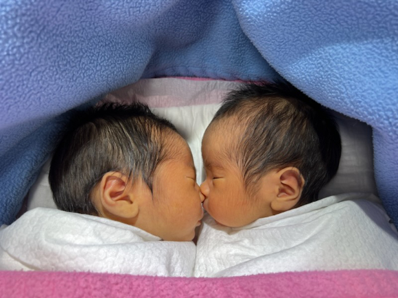 충북 청주에 사는 A씨가 낳은 두 번째 아들 쌍둥이. (사진=청주시 제공) [사진=뉴시스]