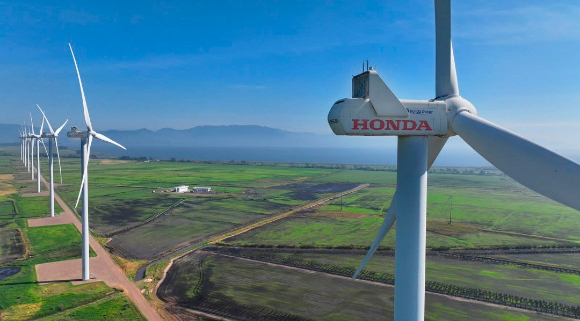 브라질 리오그란데 도 술(Rio Grande do Sul)에 위치한 혼다 풍력 발전소 [사진=혼다]