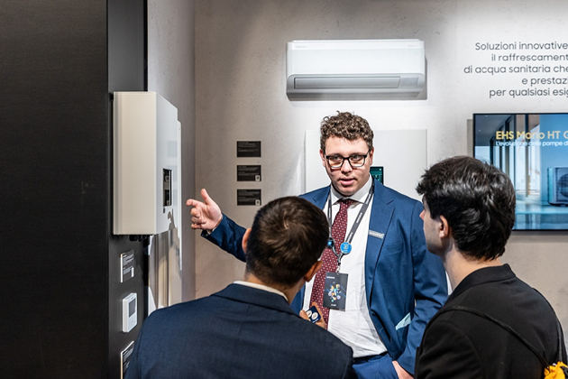 삼성전자는 이탈리아 밀라노에서 열린 유럽 최대 냉난방공조 전시회 'MCE 2026'에서 총 8개의 'MCE 어워드' 우수상을 수상했다. [사진=삼성전자]