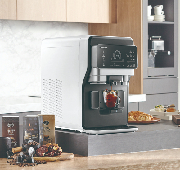 청호 커피머신얼음정수기 에스프레카페 [사진=청호나이스]