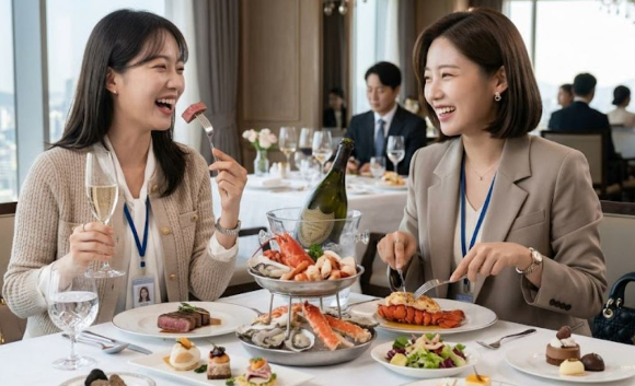 신입 직원 2명이 직장 상사 카드로 점심값 7만4000원을 결제해 누리꾼들이 갑론을박을 벌이고 있다. 본 기사와 무관한, AI 생성 이미지. [사진=제미나이 생성 이미지]