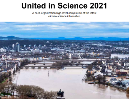 'United In Science 2021' 보고서. [사진=WMO]