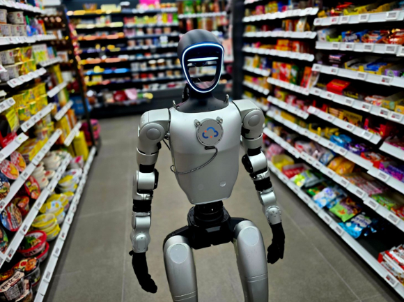 "휴머노이드가 고객 응대하고 상품 안내와 재고 관리까지"