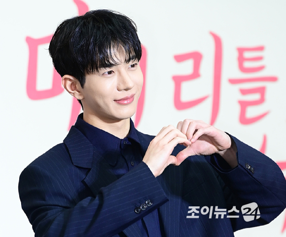 배우 최보민이 21일 경기 고양시 덕양구 스타필드 고양에서 진행된 숏폼 드라마 '마이리틀셰프' 제작보고회에 참석하고 있다. [사진=정소희 기자]