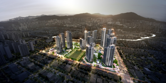 '인천 굴포천역 도심 공공주택 복합사업&rsquo;조감도. [사진=HDC현대산업개발]