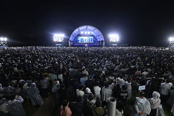 28일  '2024 달성 100대 피아노'가 열리고 있다. [사진=달성군]