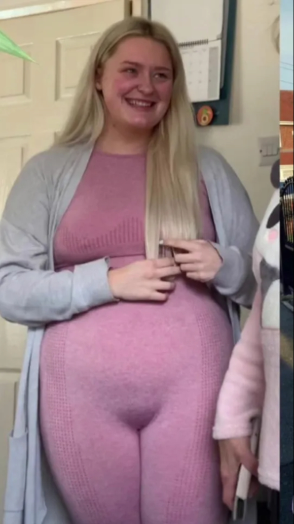 남자친구와 헤어진 후 28㎏를 감량한 영국의 한 여성의 다이어트 성공기가 전해졌다. 사진은 감량 전 클로이 화이트. [사진=더 선]