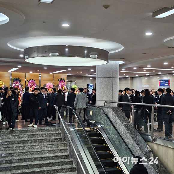 2025년도 건설인 신년 인사회 현장에 약 300여명에 달하는 업계 관계자들이 참석했다. 2025.01.07 [사진=이효정 기자 ]