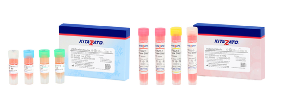 LG화학이 국내 출시한 난자 및 배아 냉동(사진 좌측), 해동(우측) 키트. [사진=LG화학 제공]