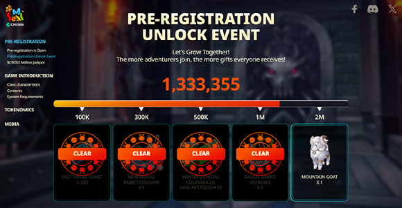 넥써쓰-플레이위드 '씰M 온 크로쓰', 사전등록 133만 넘겨