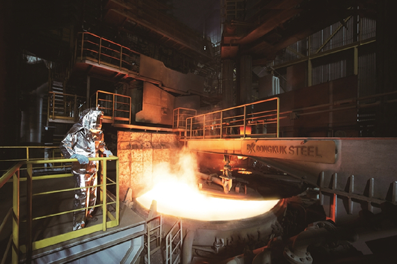 현대제철 인천공장 전기로. [사진=현대제철]