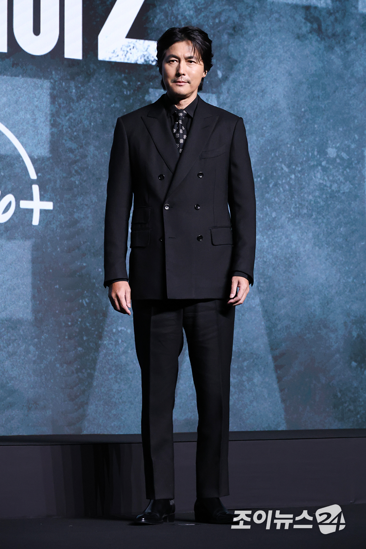 배우 정우성이 2일 오전 서울 영등포구 여의도 콘래드서울호텔에서 진행된 디즈니+ 오리지널 시리즈 '메이드 인 코리아 시즌2' 제작발표회에 참석해 포즈를 취하고 있다. [사진=문수지 기자]