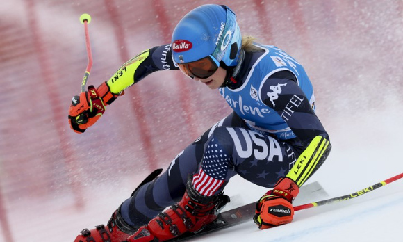 미국 알파인 여자 스키 '간판 스타'인 미케일라 시프린이 린지 본이 갖고 있던 여자부 개인 통산 최다승인 82승을 뛰어넘어 83승째를 올렸다. [사진=뉴시스]
