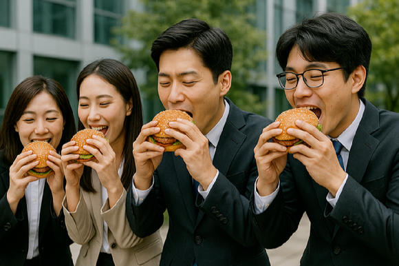 경기침체, 고물가 장기화로 가성비를 앞세운 햄버거가 주목받고 있다. [사진=챗GPT]