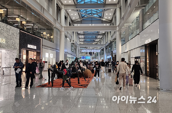 인천공항 제1여객터미널 면세점 모습. [사진=구서윤 기자]