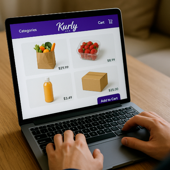 컬리는 25일 '컬리 USA' 몰을 열고 미국 현지 소비자들에게 역직구 형태로 한국 상품을 판매한다.사진은 기사의 이해를 돕기 위해 챗GPT로 생성한 이미지. [사진=챗GPT]