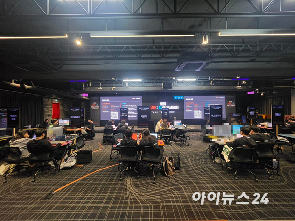 NHN 게임&middot;AI 해커톤 현장. [사진=곽민구 기자]