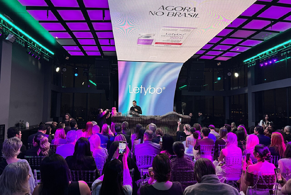 레티보 브라질 프리 론칭 행사 현장. [사진=휴젤 제공]