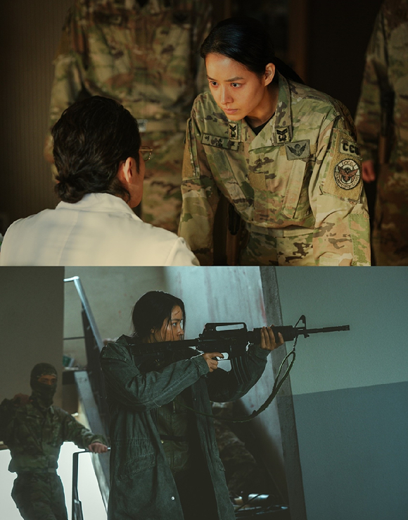 배우 안지혜가 넷플릭스 영화 '황야'(감독 허명행)에서 은호 역을 맡아 열연하고 있다. [사진=넷플릭스]