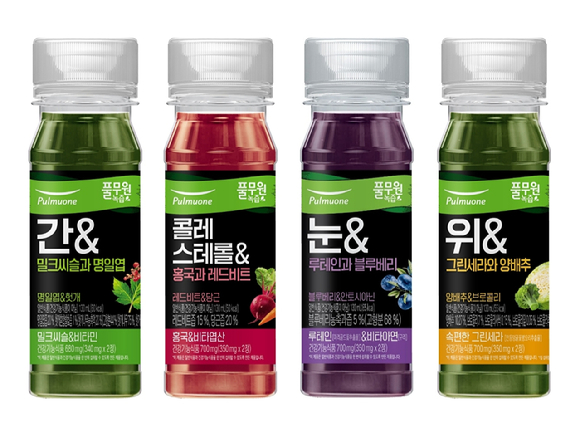 풀무원녹즙 융복합건강기능식품. [사진=풀무원녹즙]