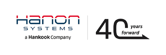 한온시스템 40주년 기념 로고. [사진=한온시스템]