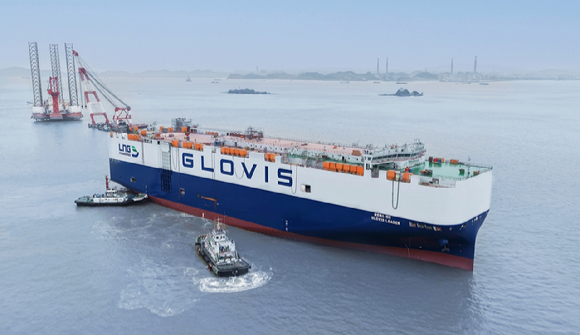 현대글로비스의 1만800대적 자동차선 'Glovis Leader(글로비스 리더)' [사진=현대글로비스]