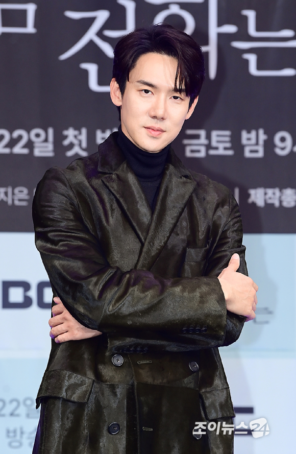 배우 이정은, 이성민, 유연석, 조정석이 영화 '좀비딸' GV에 참석해 관객을 만나고 있다. [사진=조이뉴스24 DB]