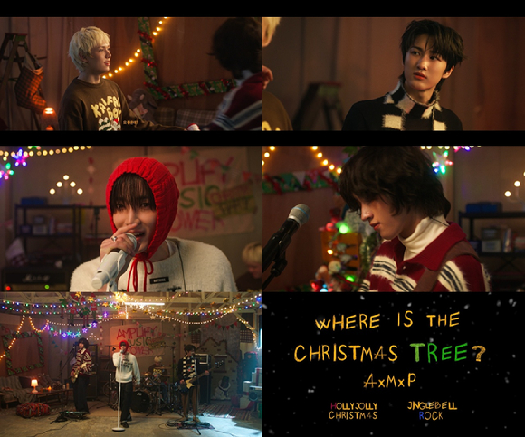 AxMxP 캐롤 커버 영상 [사진=FNC엔터테인먼트]