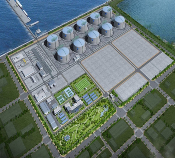 당진 LNG 생산기지 조감도 [사진=두산에너빌리티]