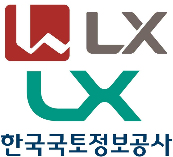 LX(위)와 LX한국국토정보공사 CI [사진=LX홀딩스]
