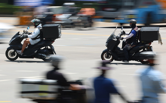 배달 라이더의 모습. [사진=연합뉴스]