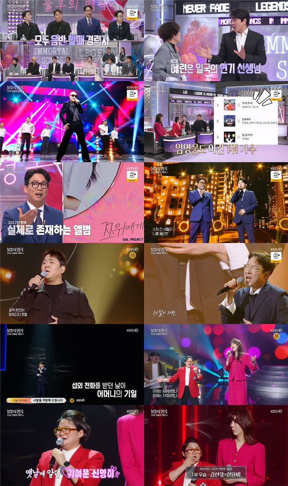 '불후' 김신영x천단비, '연예계 가왕전' 우승⋯'4년만 복귀' 이휘재 눈물