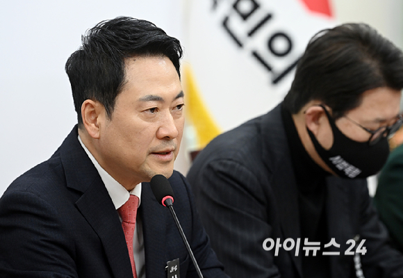 장동혁 국민의힘 대표가 5일 서울 여의도 국회에서 열린 최고위원회의에서 발언하고 있다. [사진=곽영래 기자]